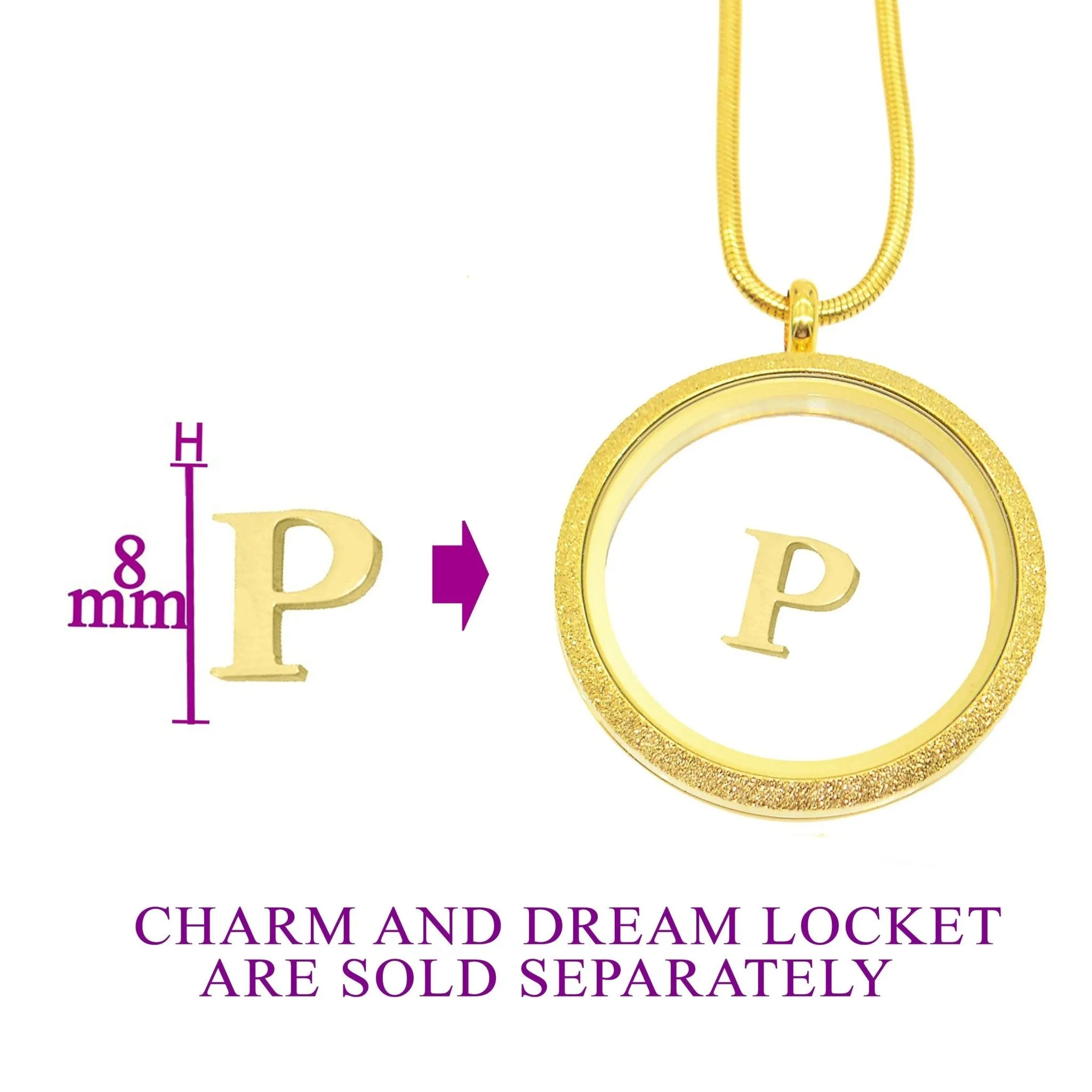Initial Charm for Dream Locket