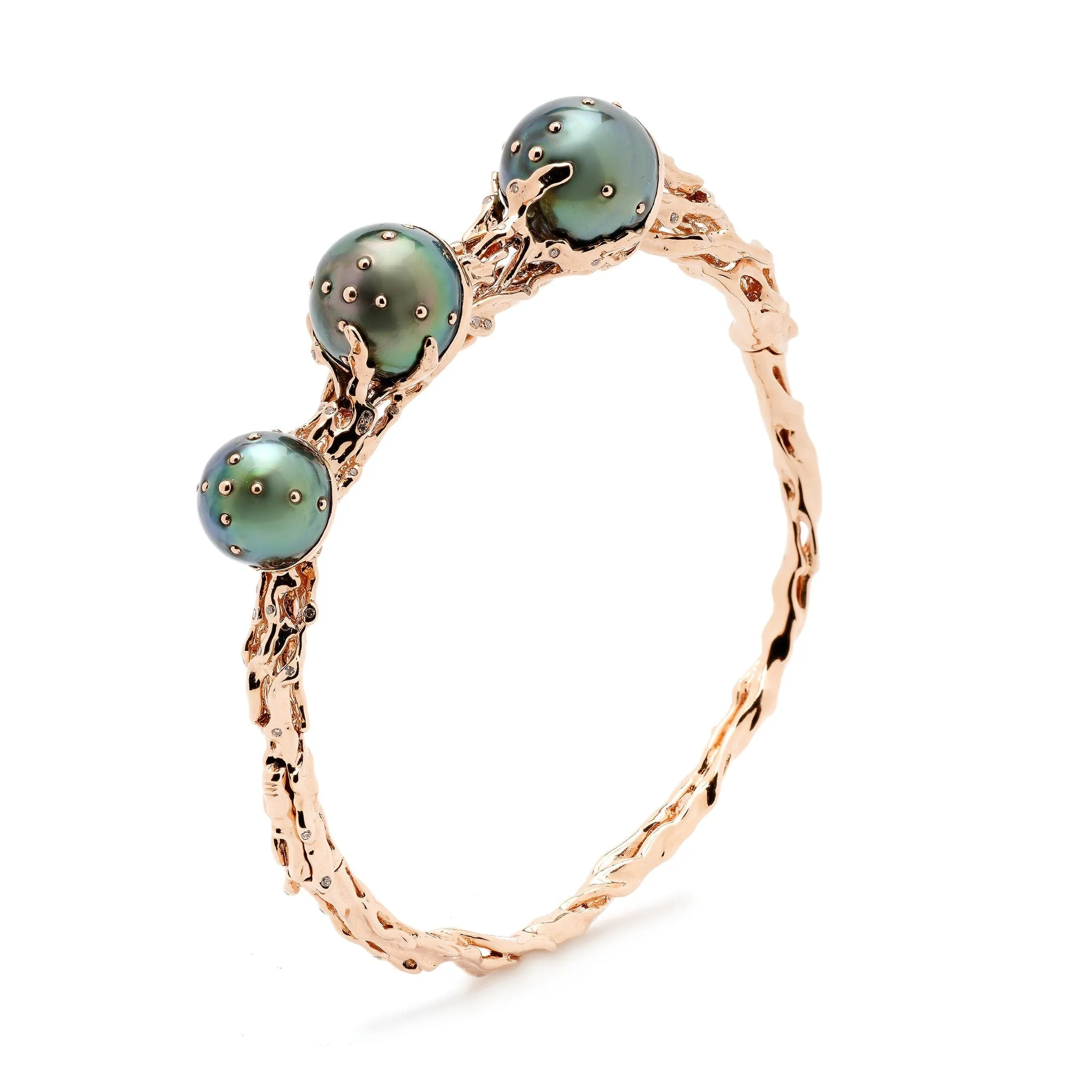 Jellyfish Tahitian Pearls Bangle