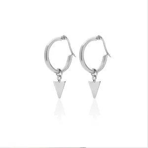 Kate Hoops / Earrings / Silver