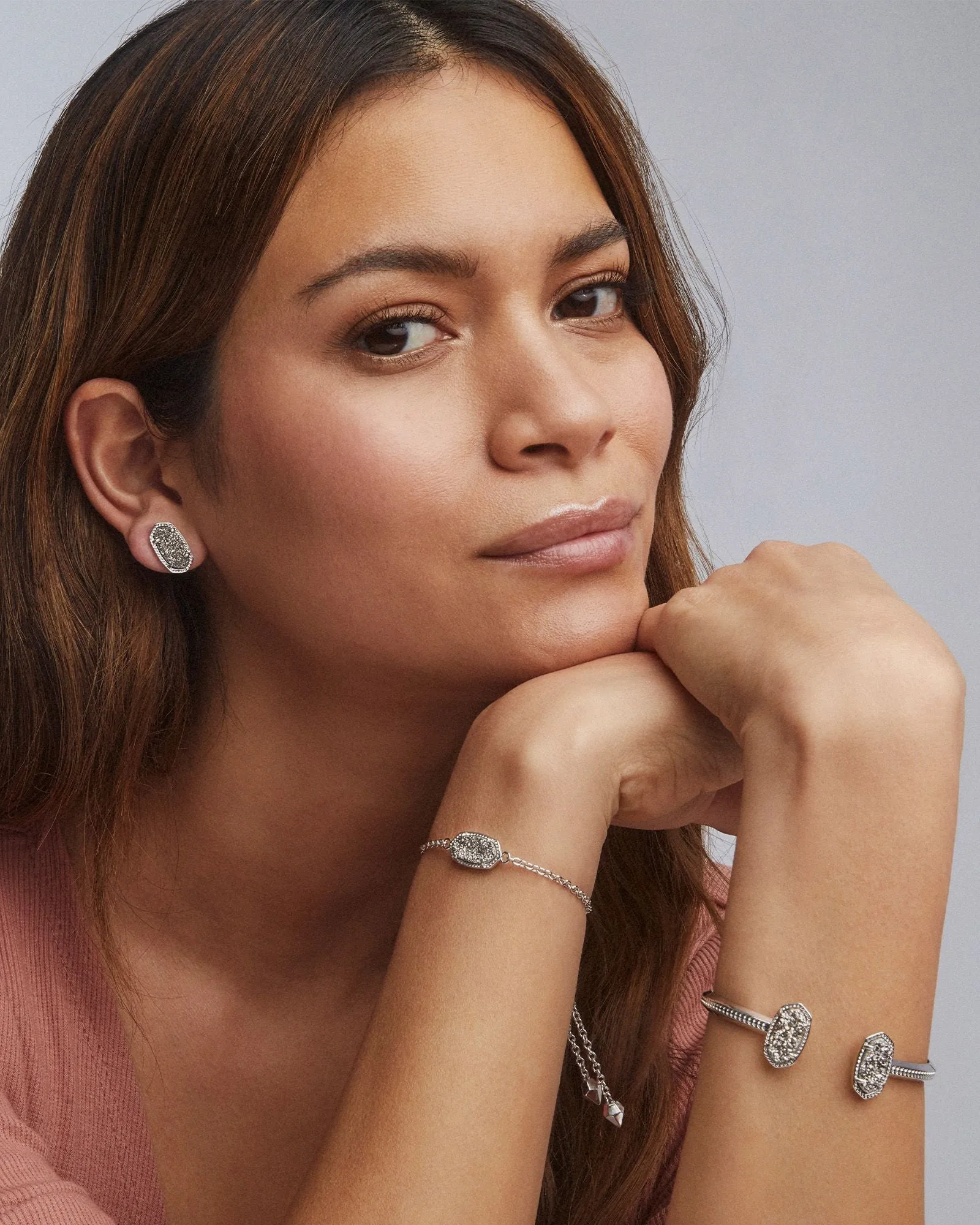 Kendra Scott - Ellie Stud Earrings Gold Platinum Drusy