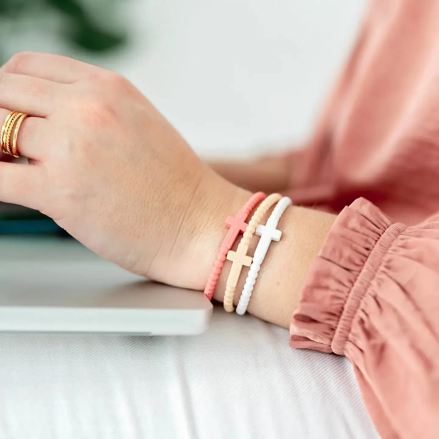 Kids Jesus Bracelets - Vibe  (Silicone Cross Bracelets)