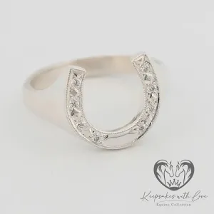 KWL Cubic Zirconia Horseshoe Ring