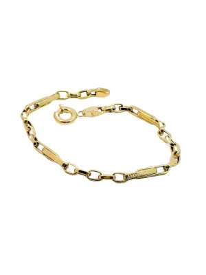 Lesotho Jewellery 14k Gold Bracelet for Men - 4.44 Grams, Length -20.5 cm