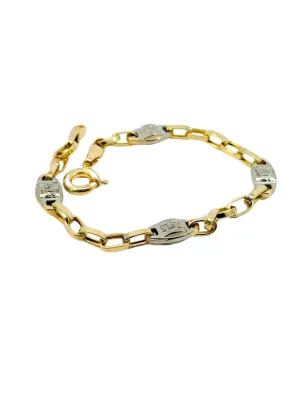 Lesotho Jewellery 14k Gold Bracelet for Men - 4.94 Grams, Length -20 cm