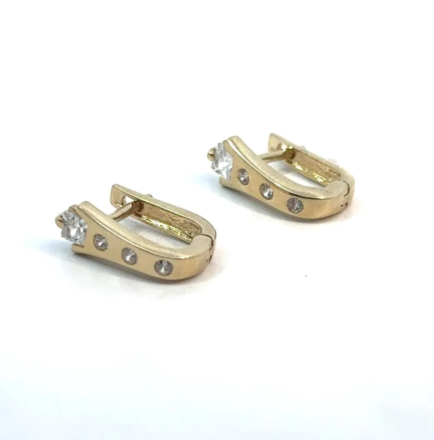 Lesotho Jewellery 14k Gold Earring for Women - 2.63 Grams