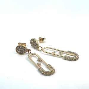 Lesotho Jewellery 14k Gold Earring for Women - 4.2 Grams
