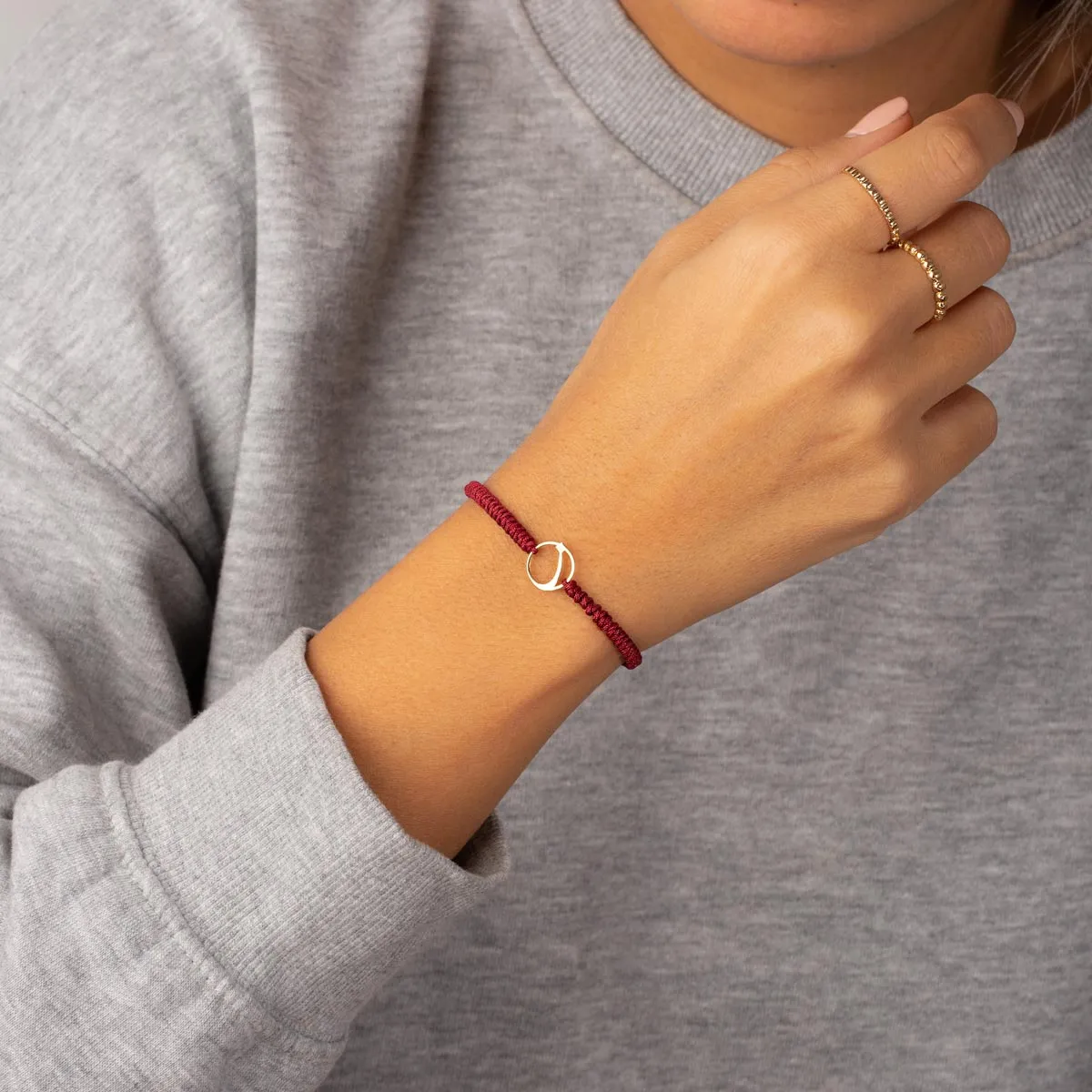 Letter ز Braided Bracelet