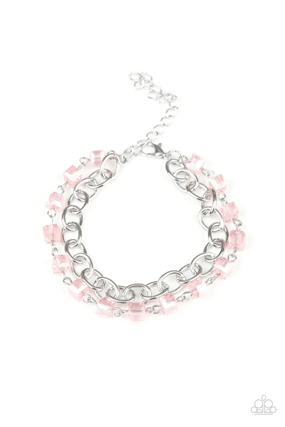 Life Of The Block Party - Pink Paparazzi Bracelets