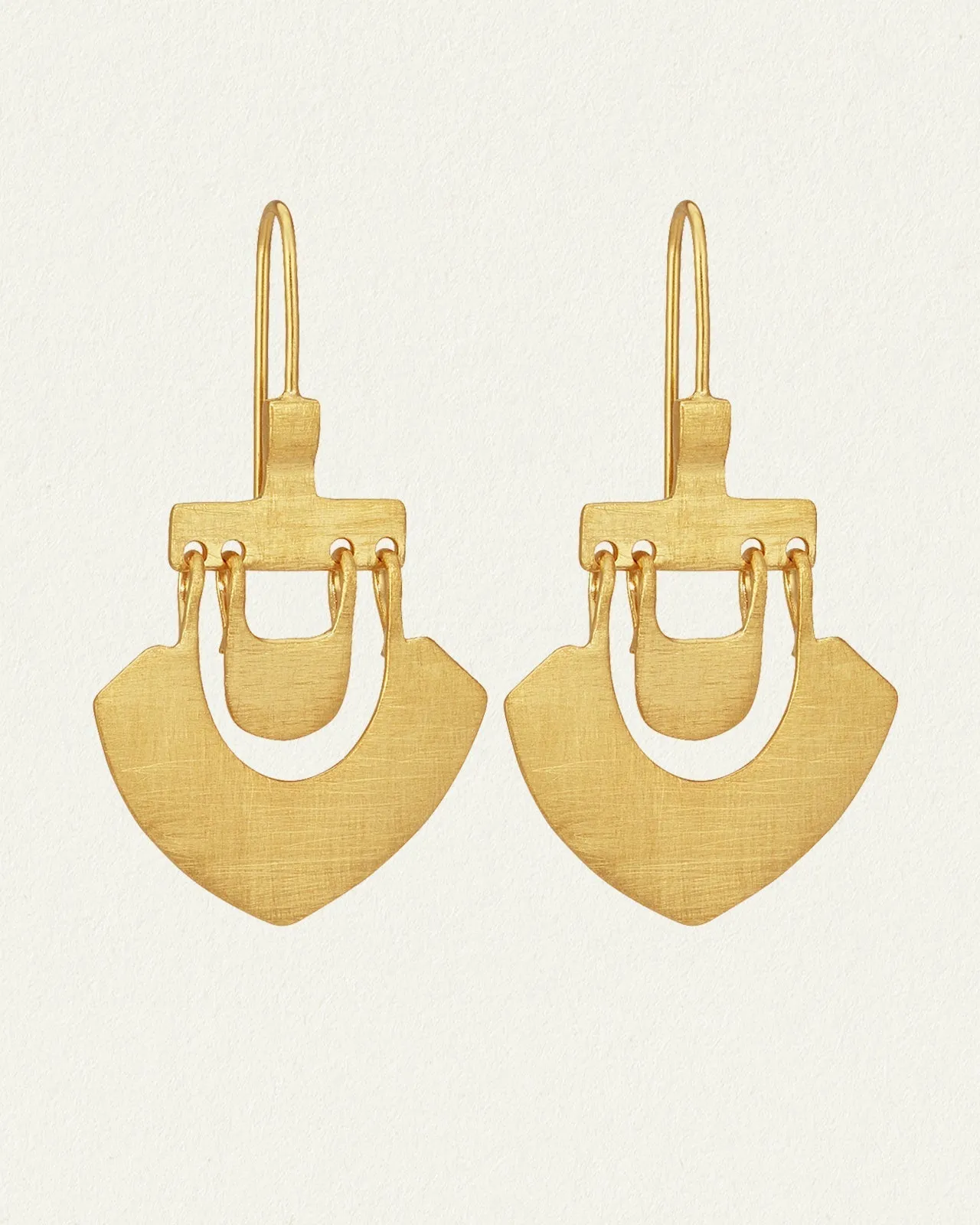 Lilu Earrings Gold Vermeil