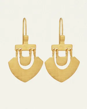Lilu Earrings Gold Vermeil