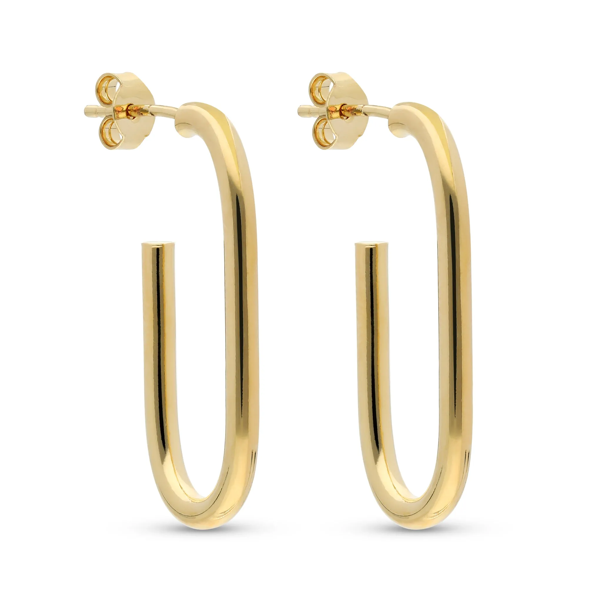 Long Paperclip Stud