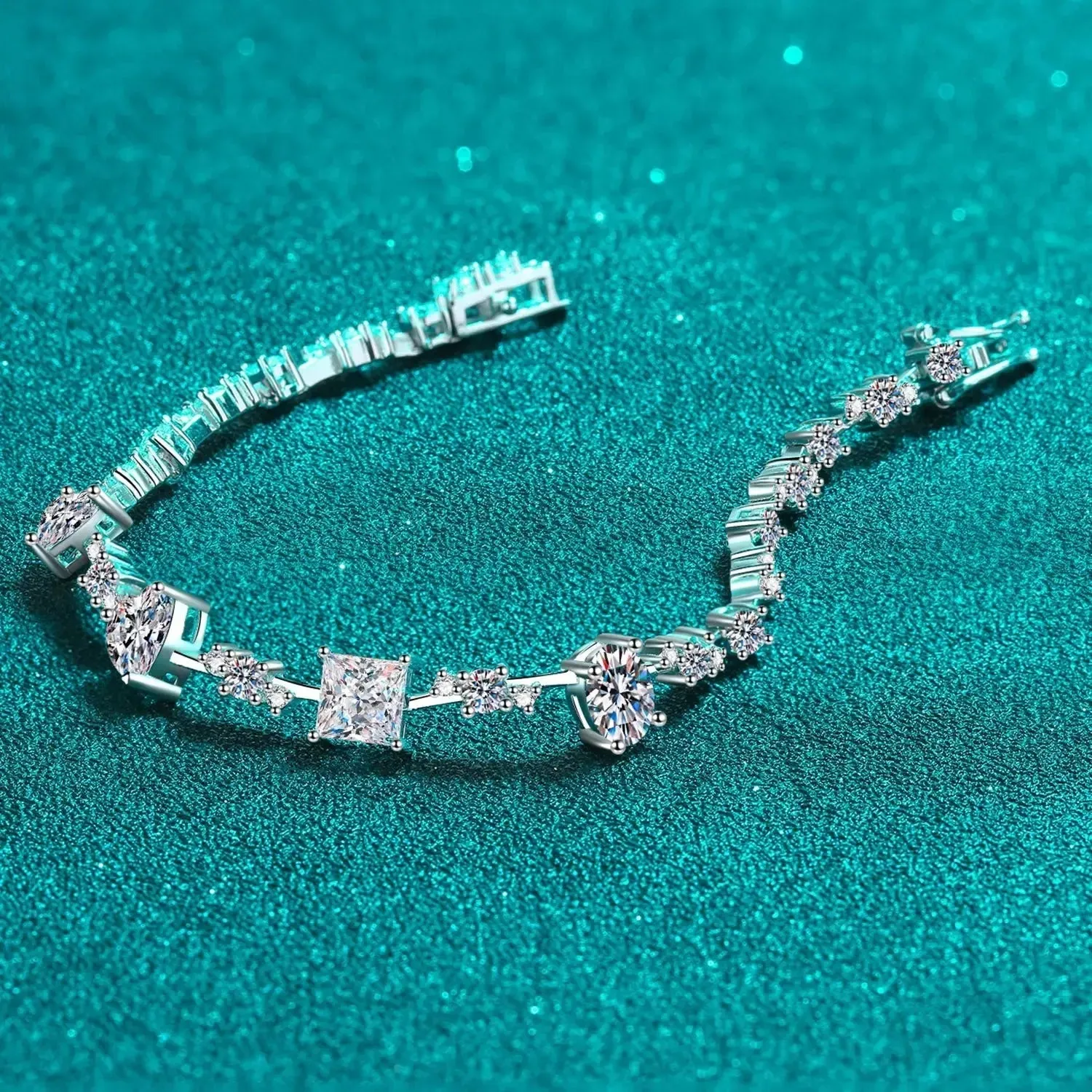 LOVCIA 6.2 Carat Moissanite 925 Sterling Silver Bracelet