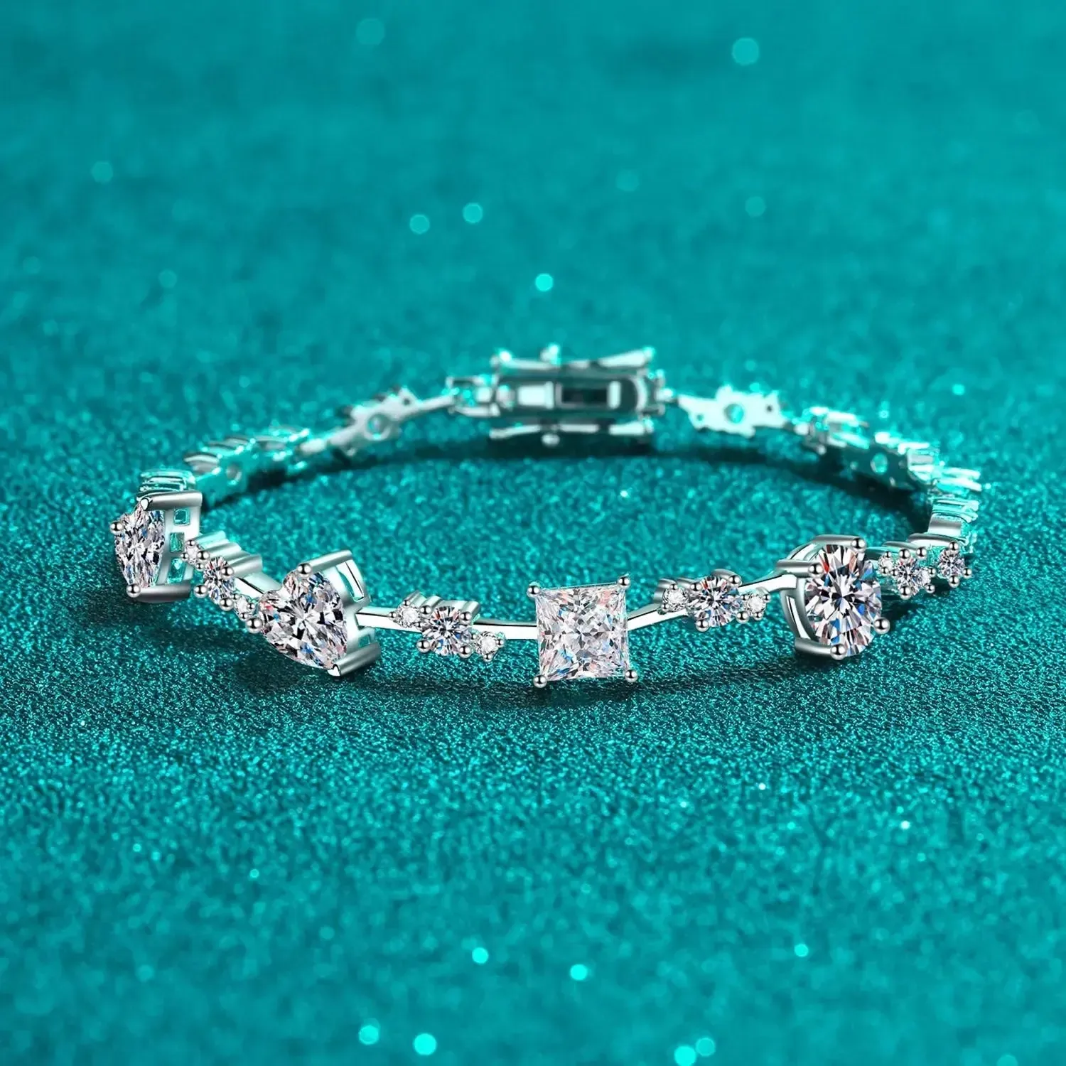 LOVCIA 6.2 Carat Moissanite 925 Sterling Silver Bracelet