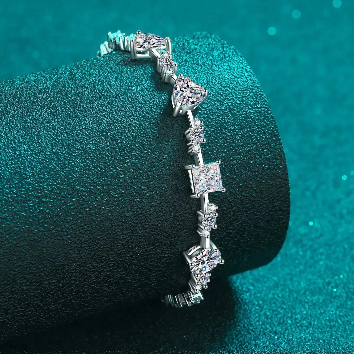 LOVCIA 6.2 Carat Moissanite 925 Sterling Silver Bracelet