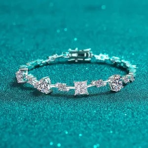 LOVCIA 6.2 Carat Moissanite 925 Sterling Silver Bracelet