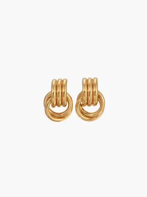 Luisa – Hollow design – Mini hoop earrings