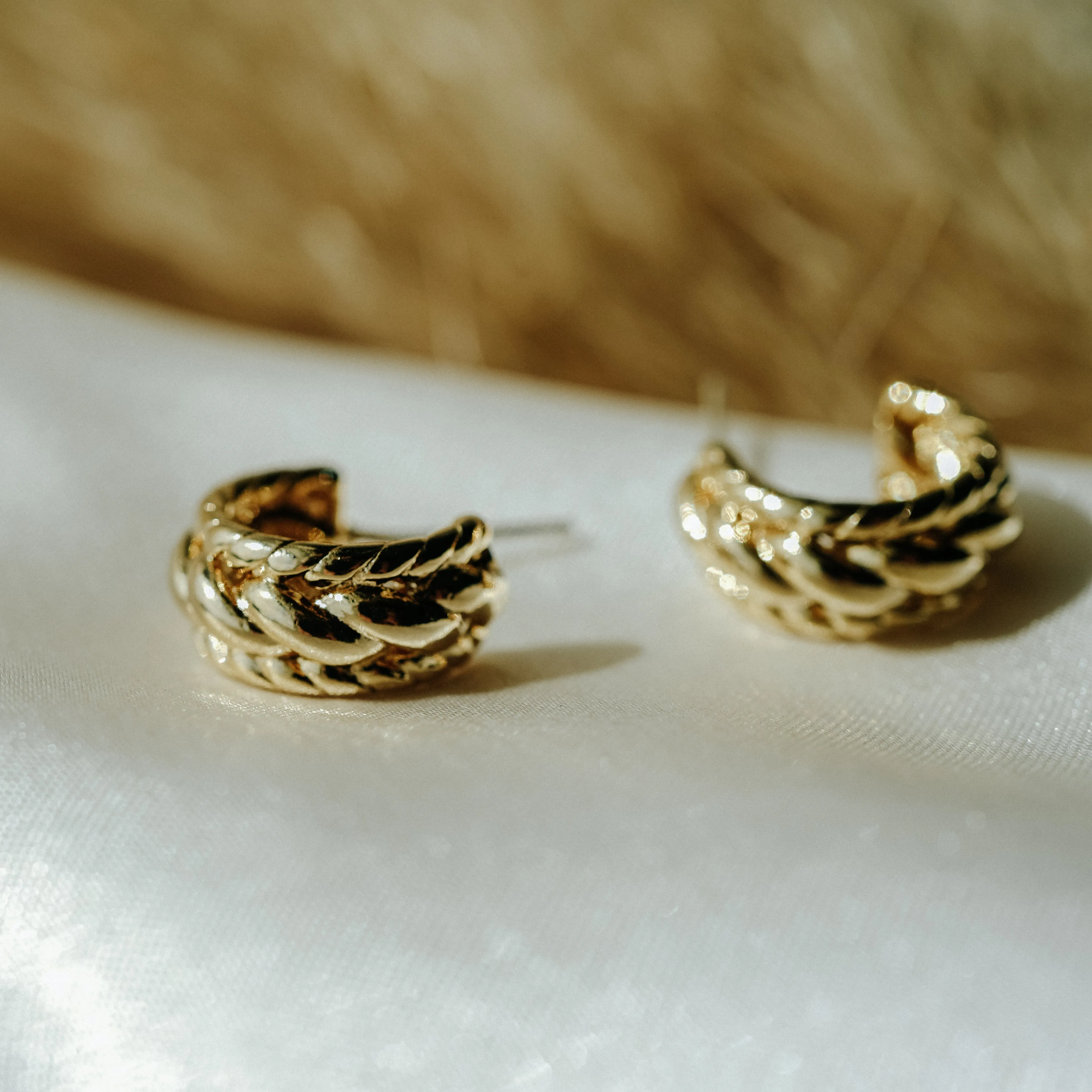 Maya Braided Hoops