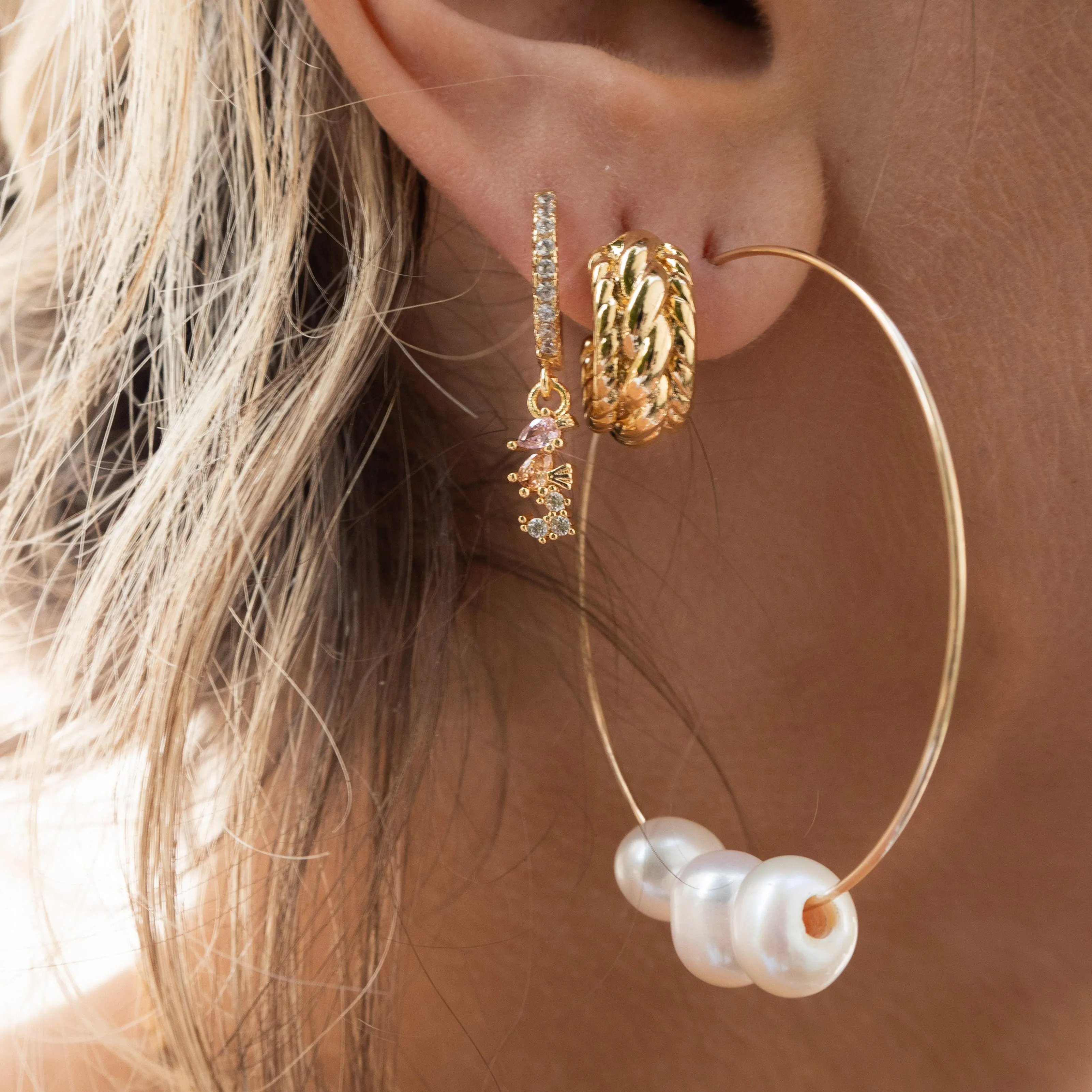 Maya Braided Hoops