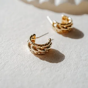Maya Braided Hoops