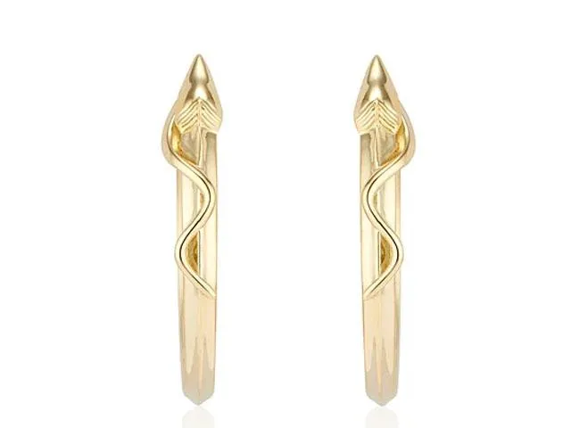 Medium Snake Hoops