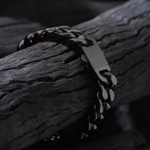 Miami Cuban Link Chain Bracelet for Men 5/7/9/12mm Width Bracelet