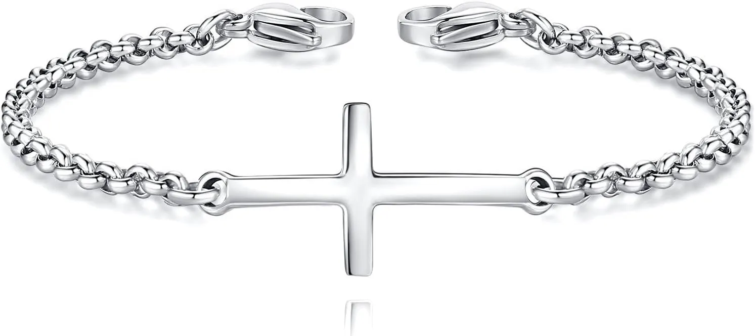 mnmoom lnterchangeable Medical Alert Bracelets-Stainless Steel Chain with lobster clasps-Just Chain