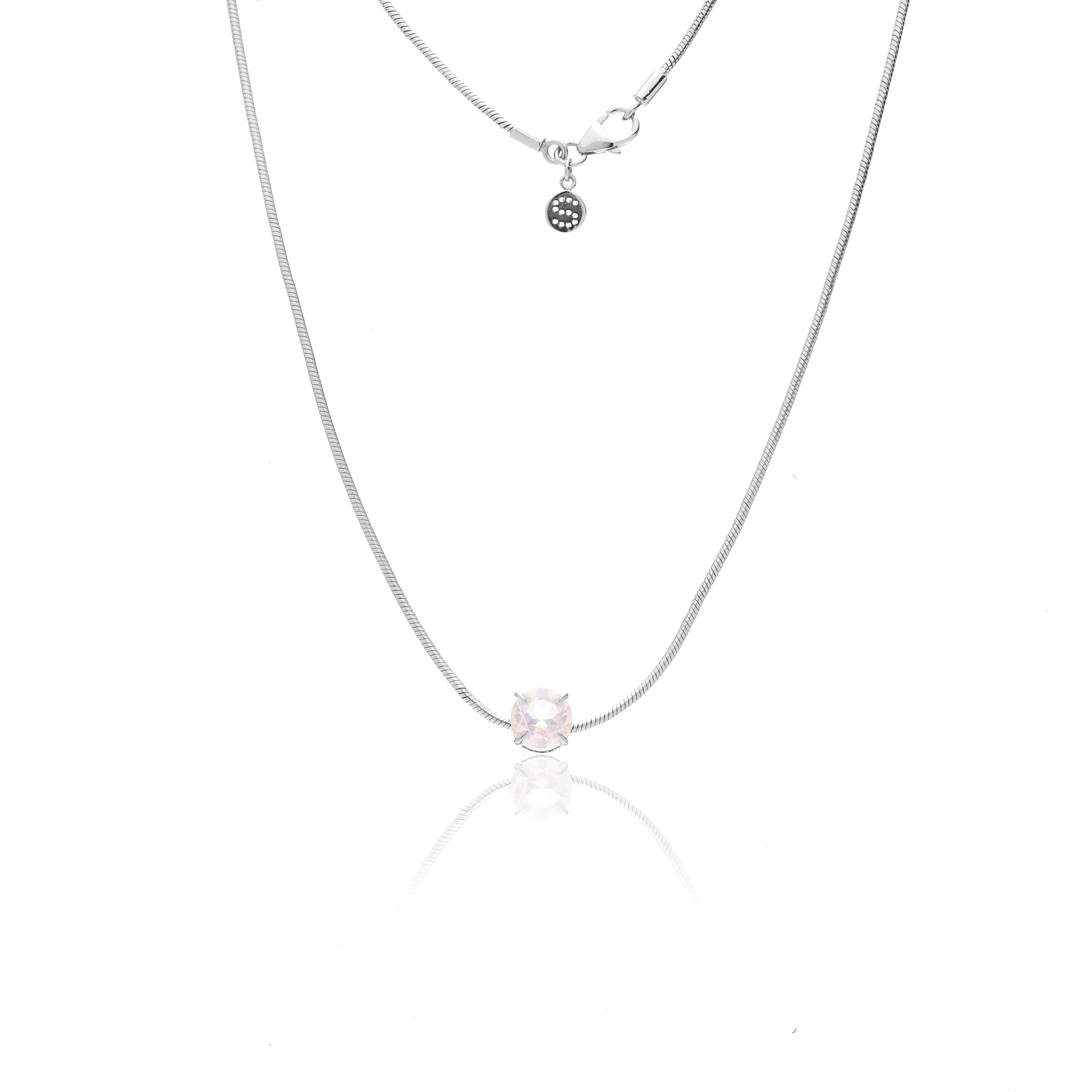Nostalgia / Rose Quartz   Silver / Necklace
