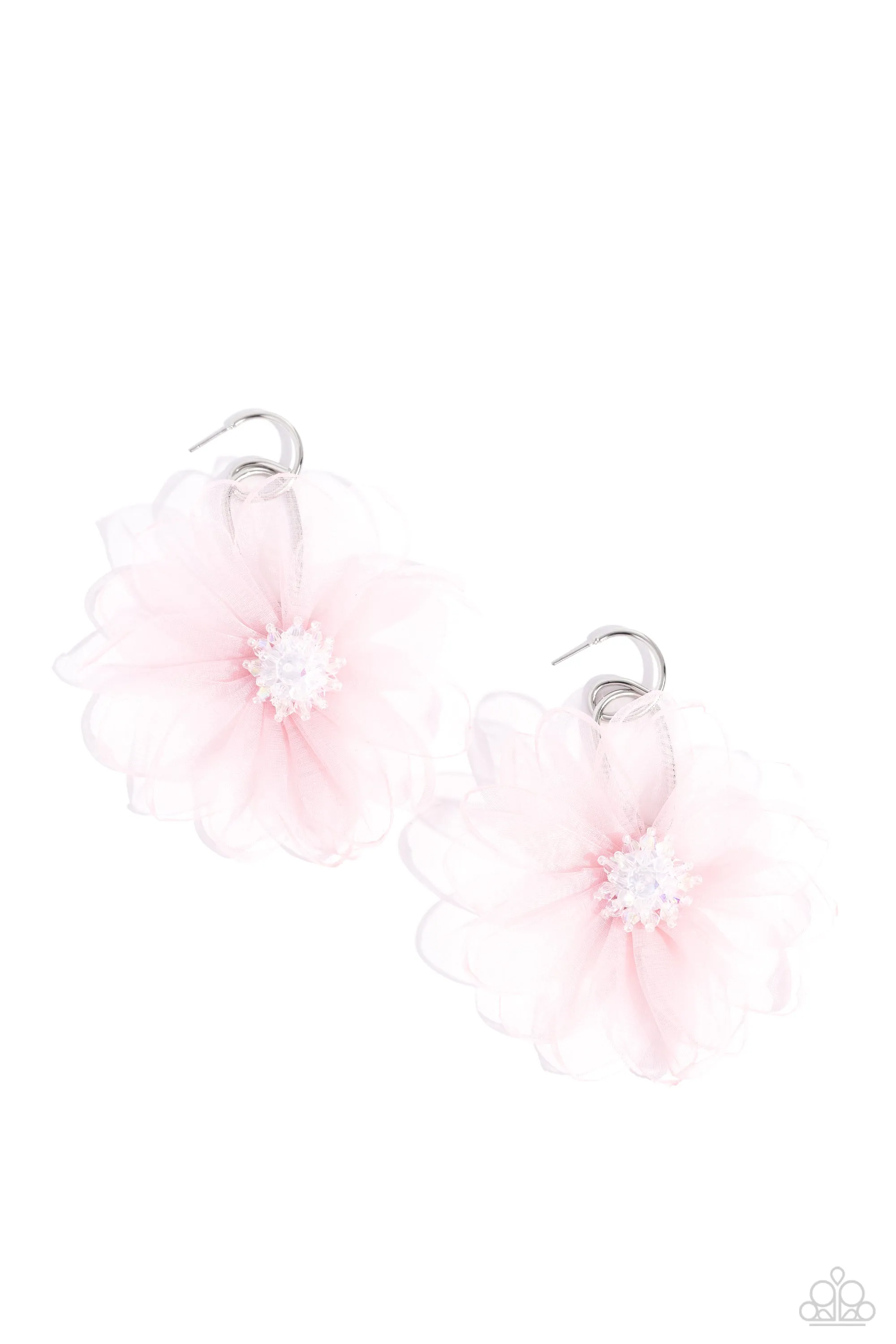 Paparazzi Cosmopolitan Chiffon Pink Earrings