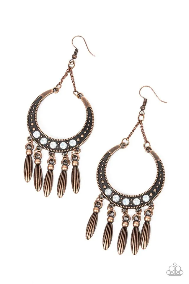Paparazzi Earring ~ Day to DAYDREAM - Copper