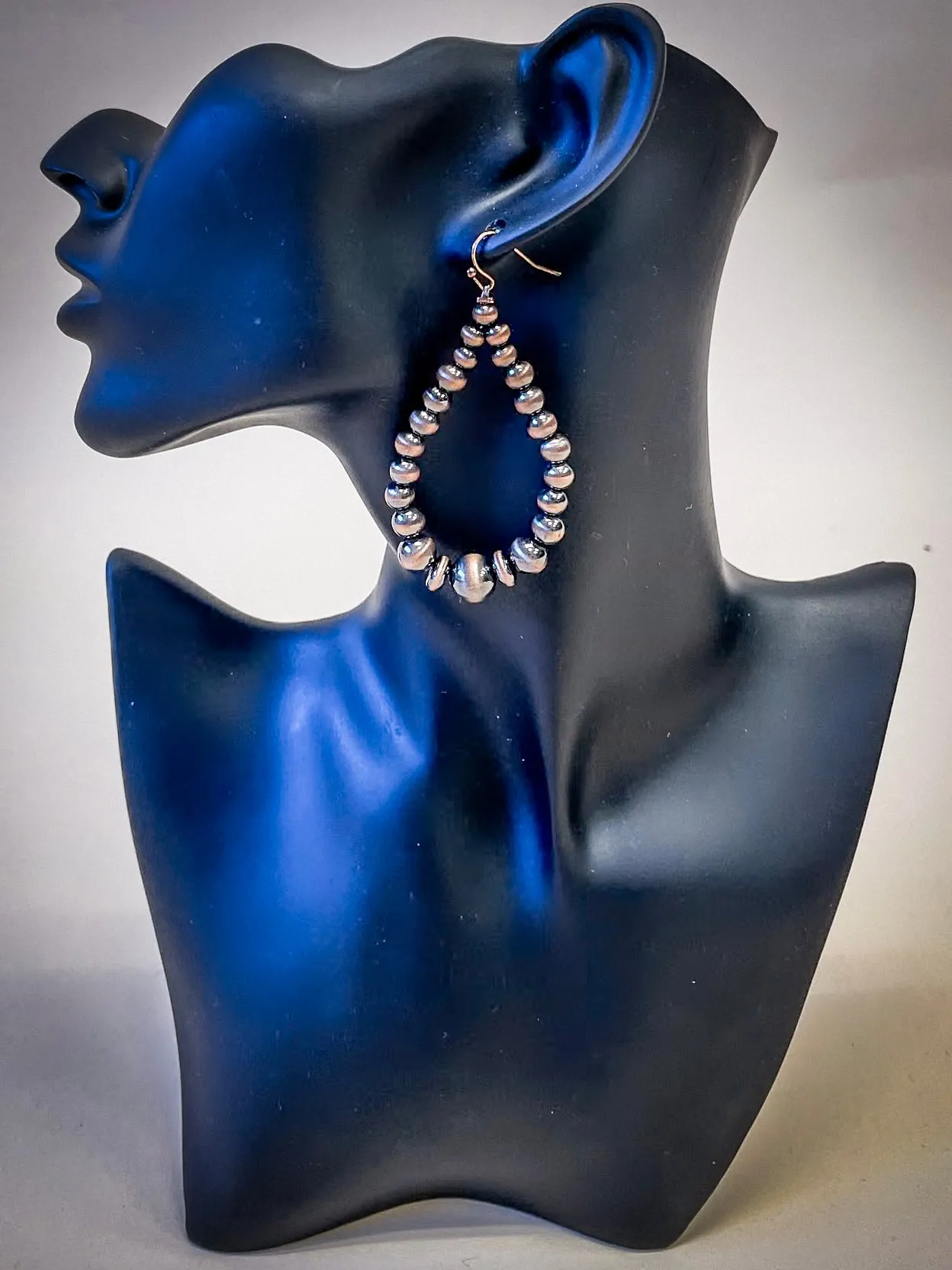Parker Teardrop Dangle Earrings - Copper