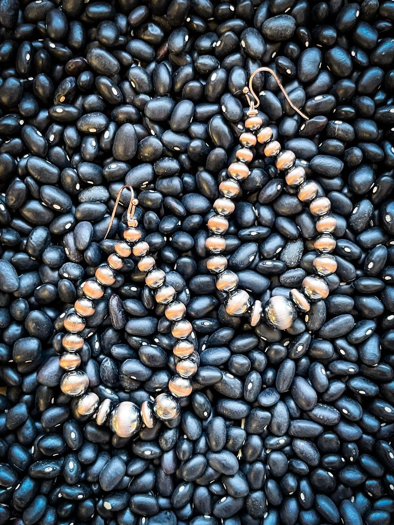 Parker Teardrop Dangle Earrings - Copper