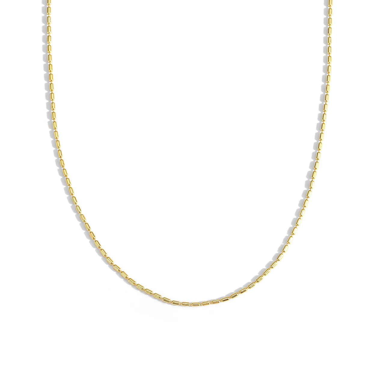 Party Necklace in Sterling Silver and Gold