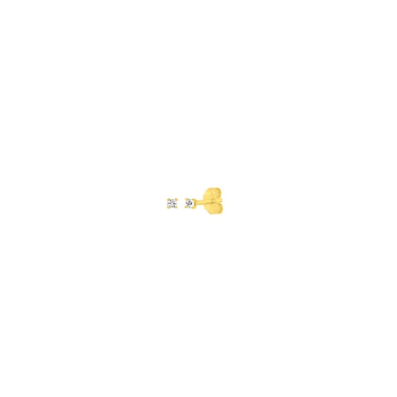 Petite CZ Studs 2MM Gold