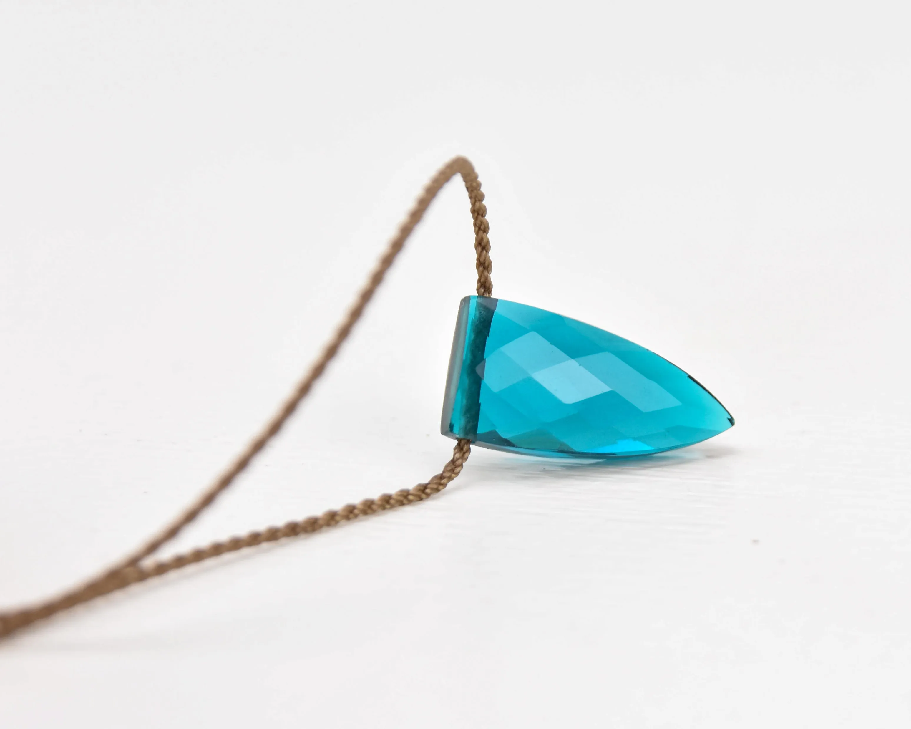 Pyramid Crystal and Gemstone Necklaces