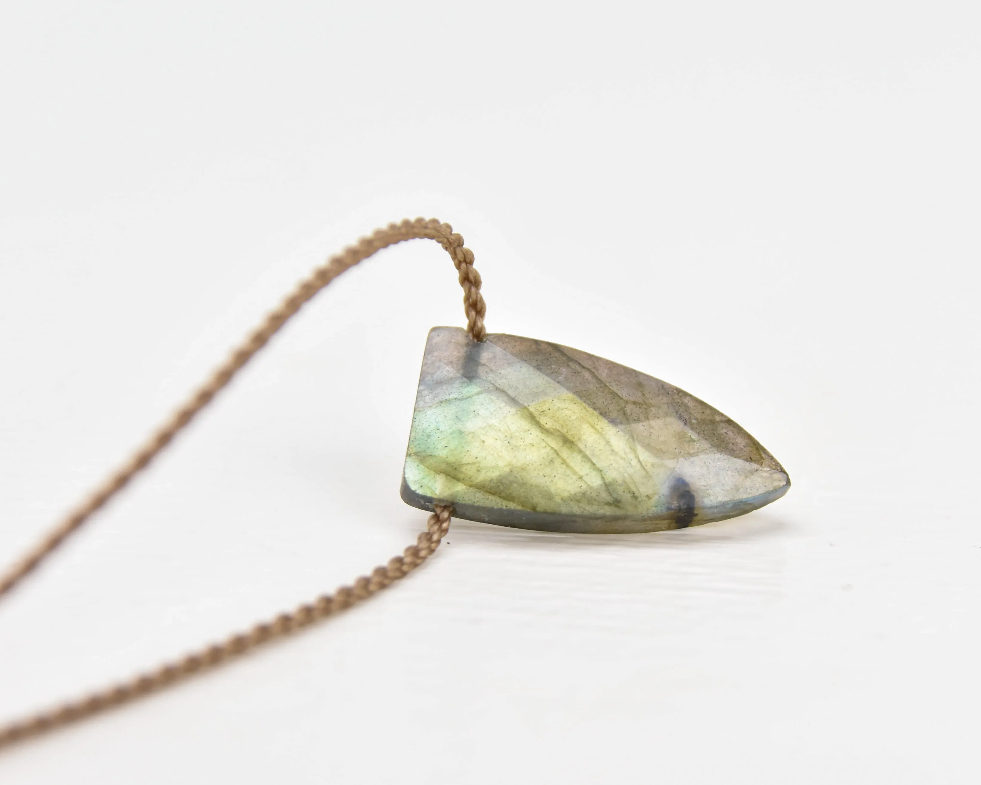 Pyramid Crystal and Gemstone Necklaces