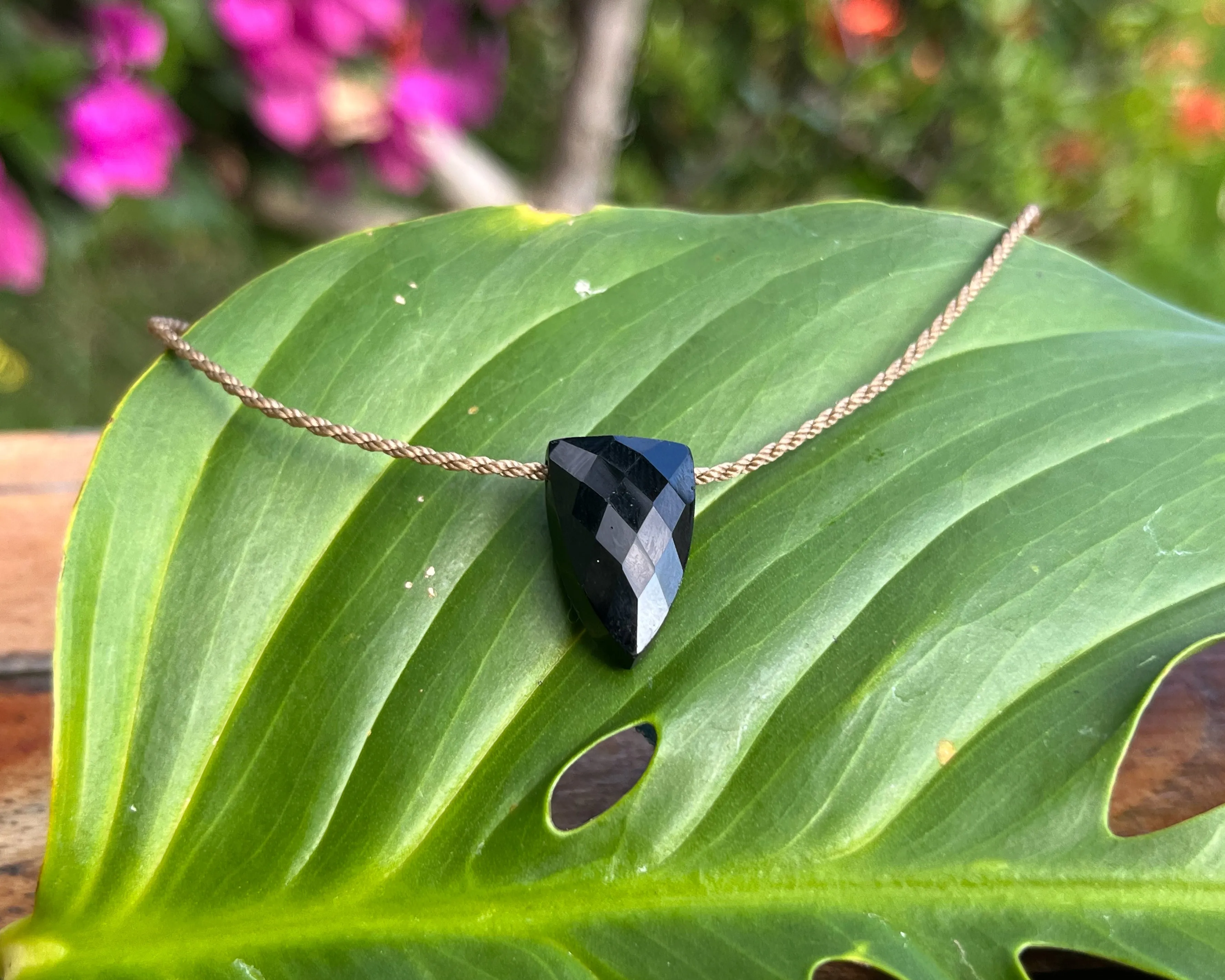 Pyramid Crystal and Gemstone Necklaces