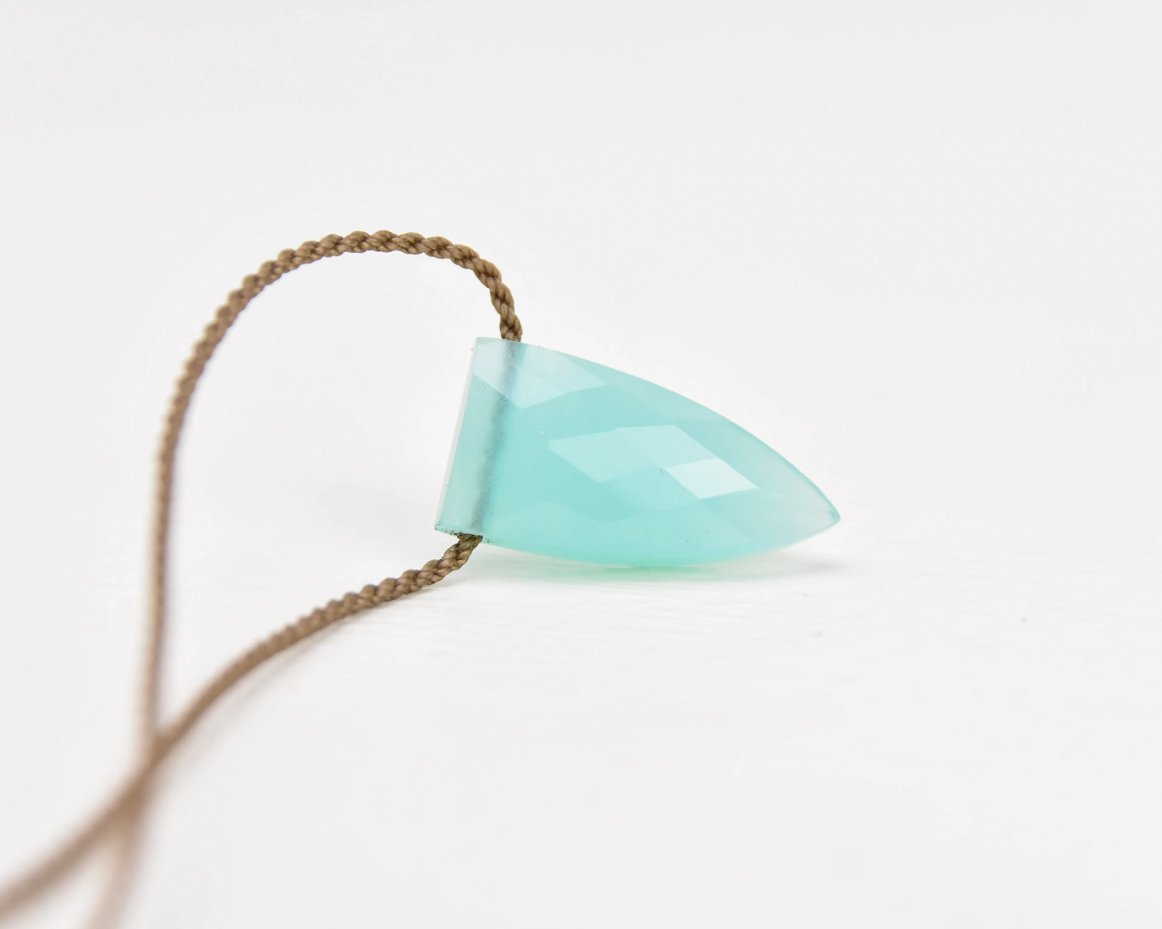 Pyramid Crystal and Gemstone Necklaces
