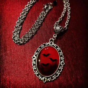 Quest Dracula - Gothic Bat Pendant Necklace by The Nevermore