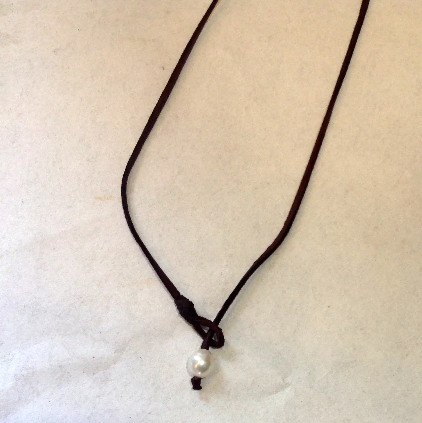 "One Love" Turquoise and Pearl Unisex Necklace