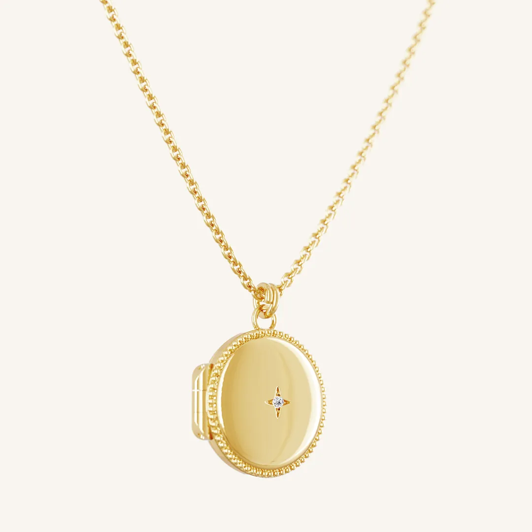 Round Photo Locket