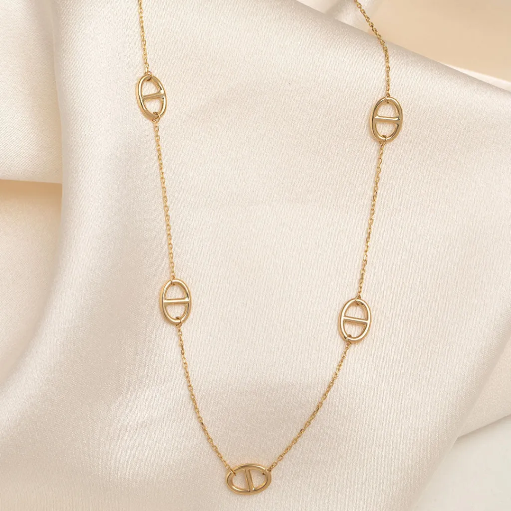 Sailor Mini Necklace 18" | 9ct Gold