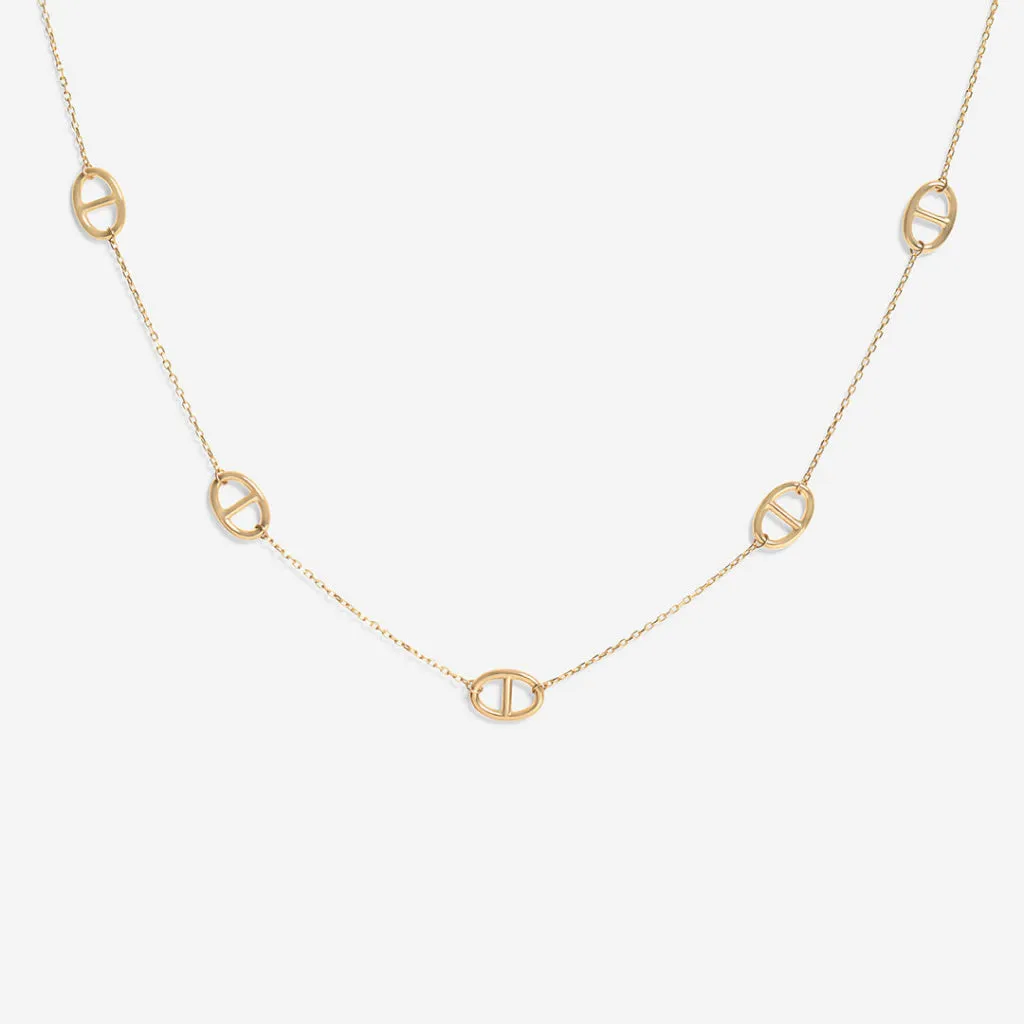 Sailor Mini Necklace 18" | 9ct Gold