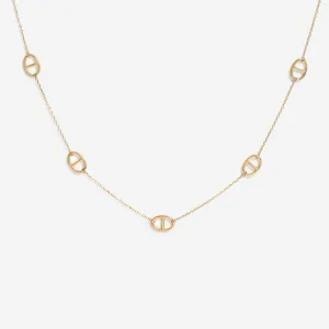 Sailor Mini Necklace 18" | 9ct Gold