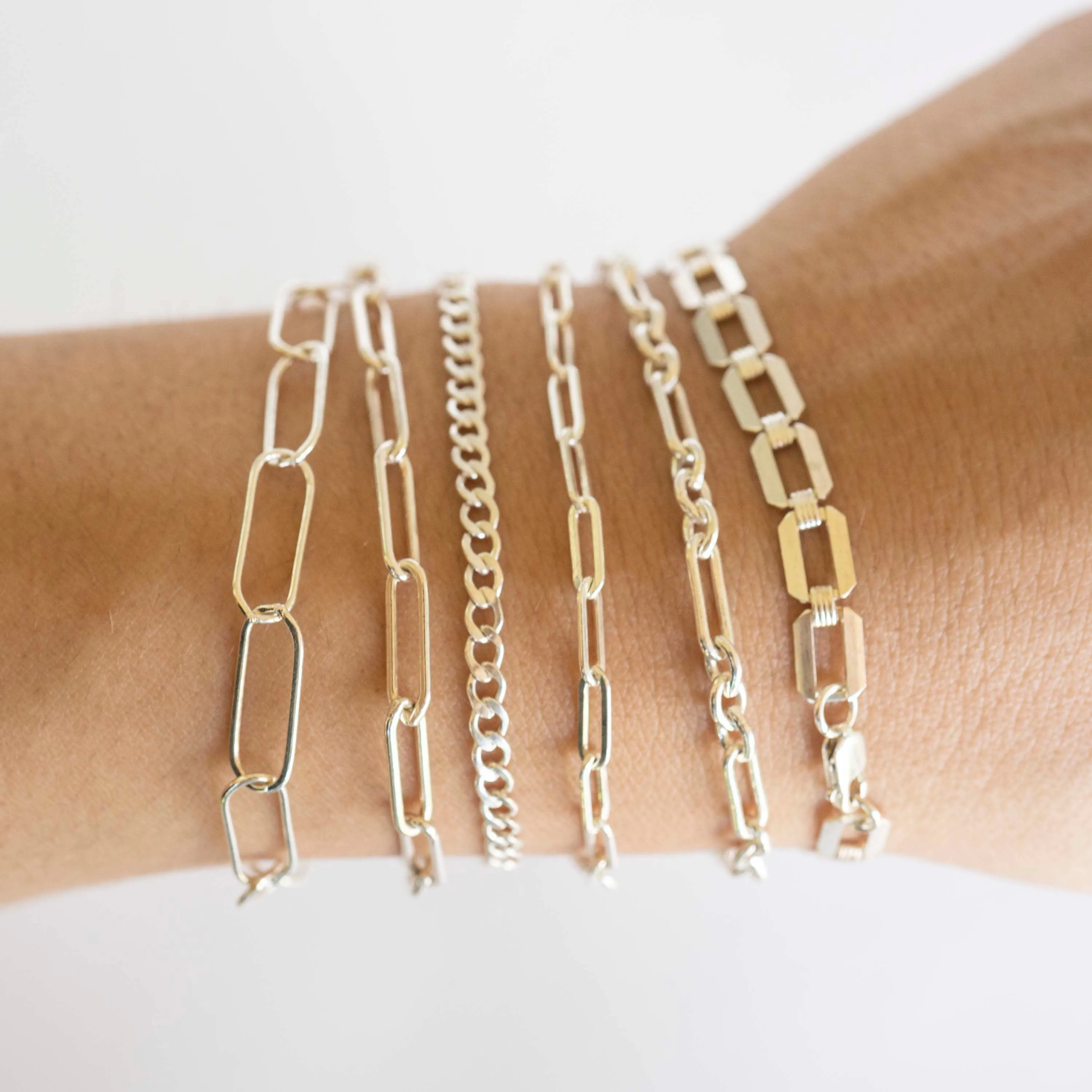 Silver Rectangle Bracelet