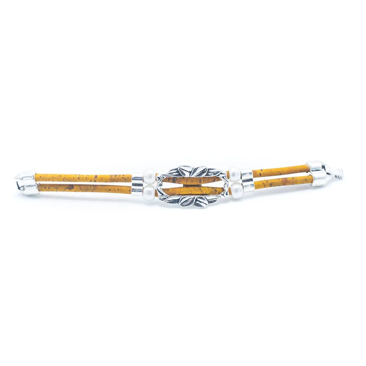 Simple Elegance: Natural Cork Handmade Bracelet