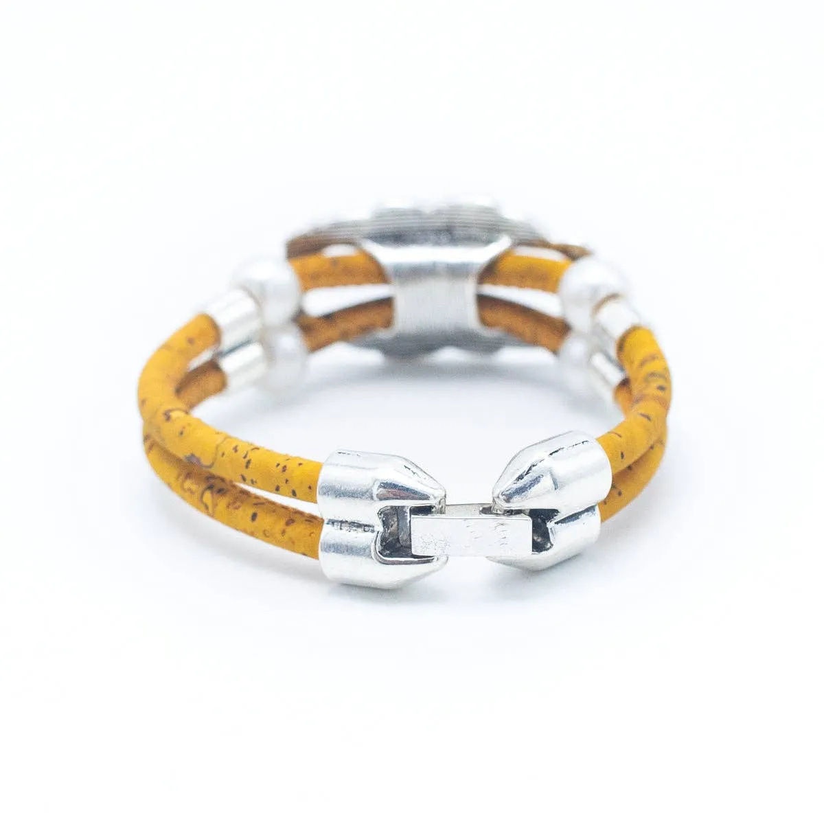 Simple Elegance: Natural Cork Handmade Bracelet