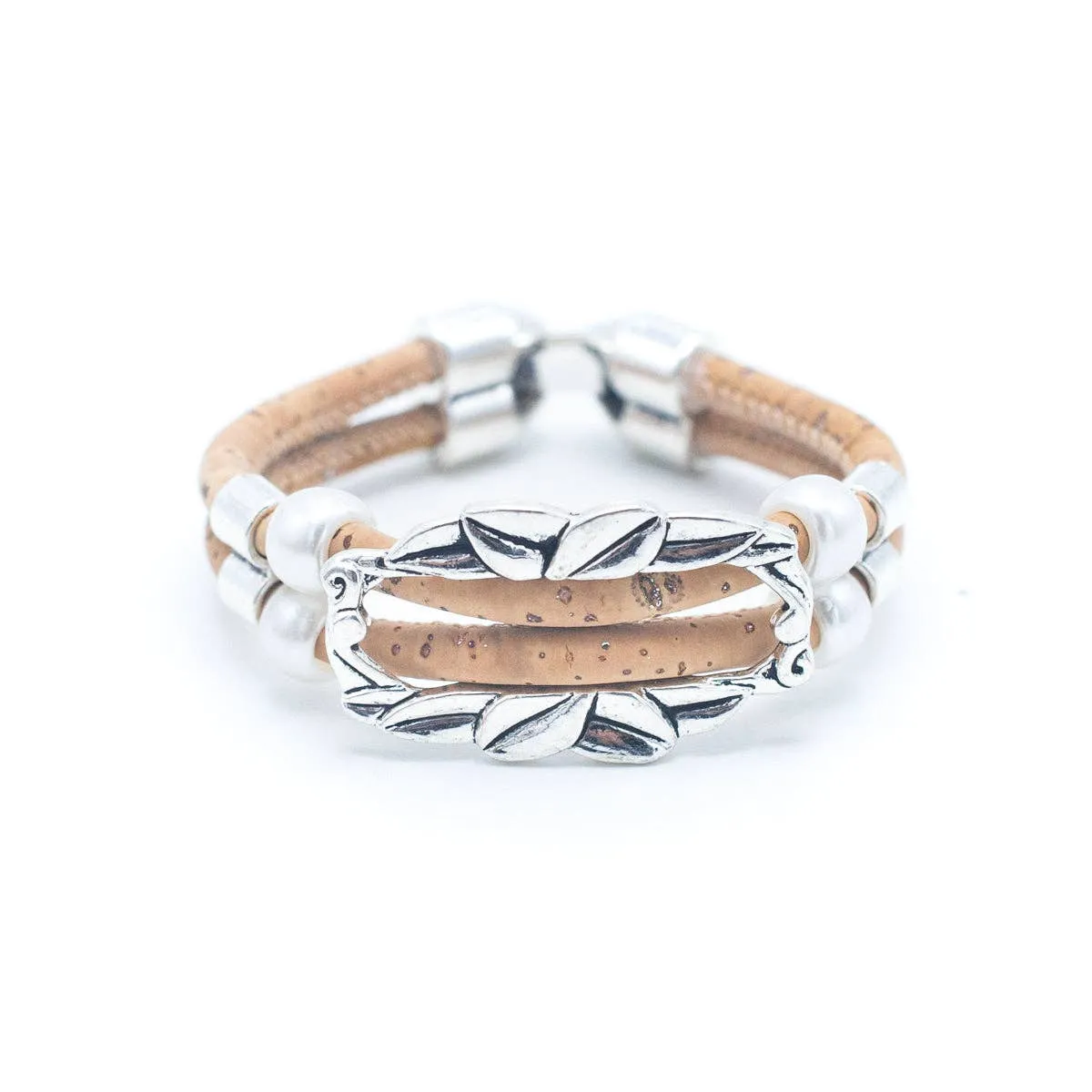 Simple Elegance: Natural Cork Handmade Bracelet