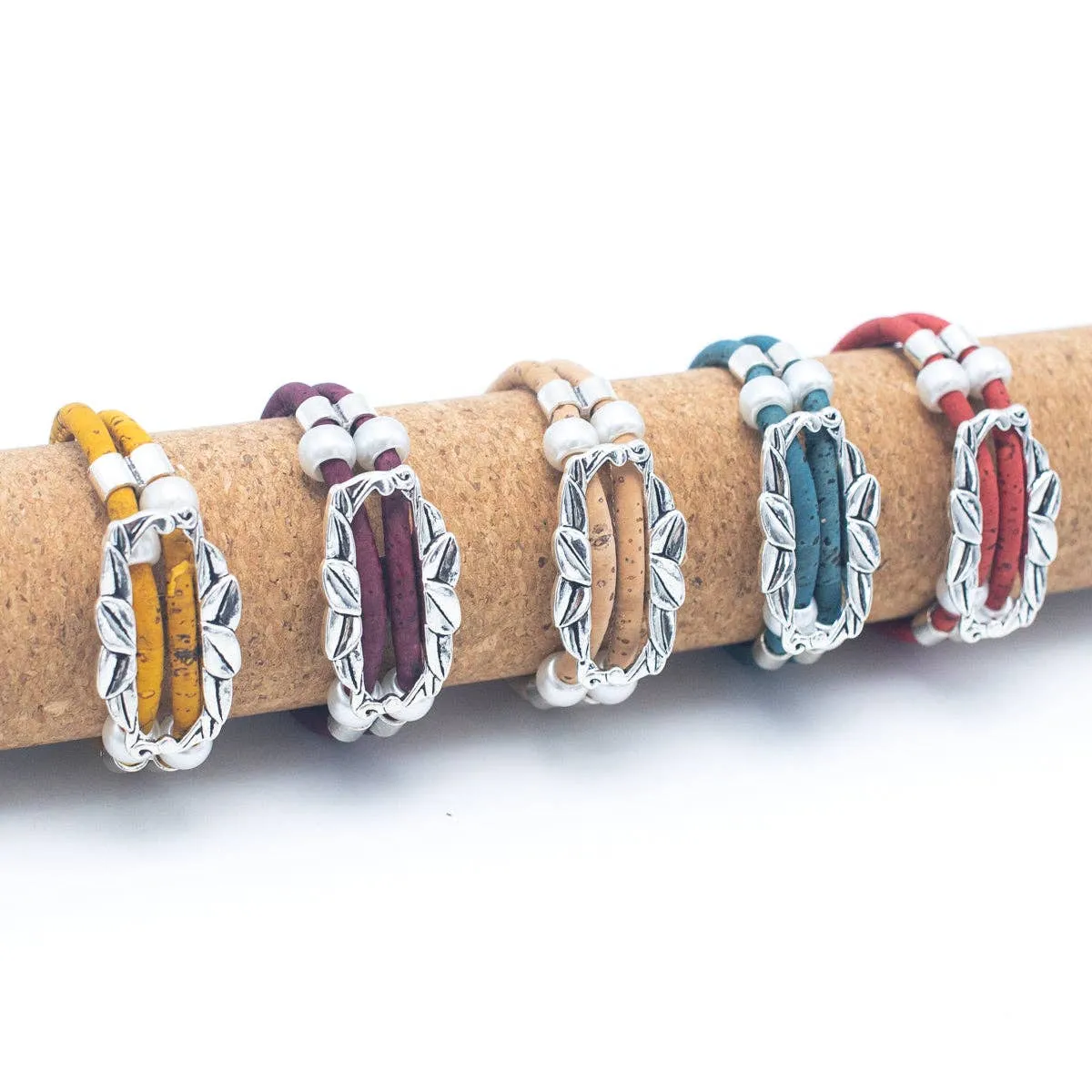 Simple Elegance: Natural Cork Handmade Bracelet