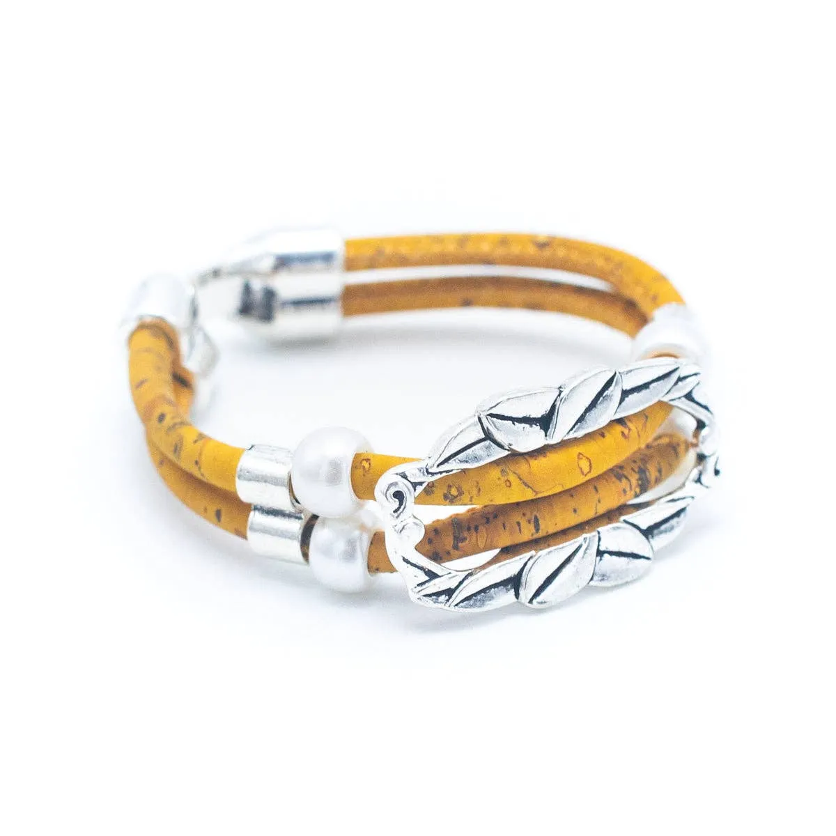Simple Elegance: Natural Cork Handmade Bracelet