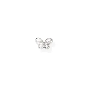 Single Silver Earring Butterfly | Amen